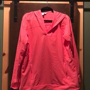 Coral, hooded, gander mountain guide series shirt size large